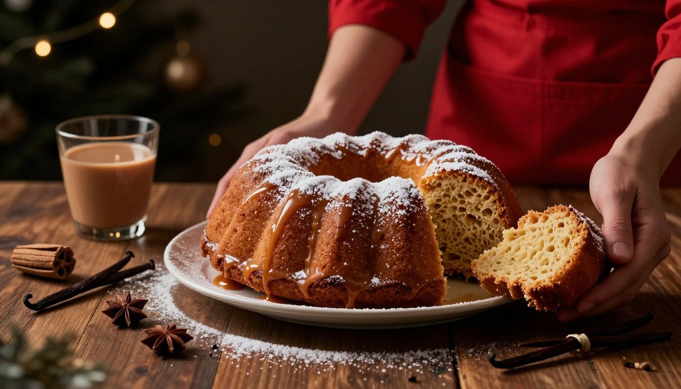 Eggnog Bundt Cake